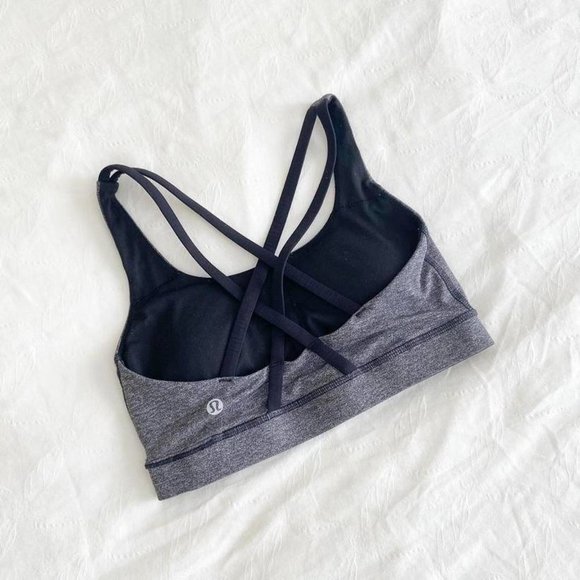 Lululemon Energy Bra in Dark Grey - Picture 2 of 2